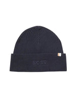 Dark Blue Logo Beanie Cap 1