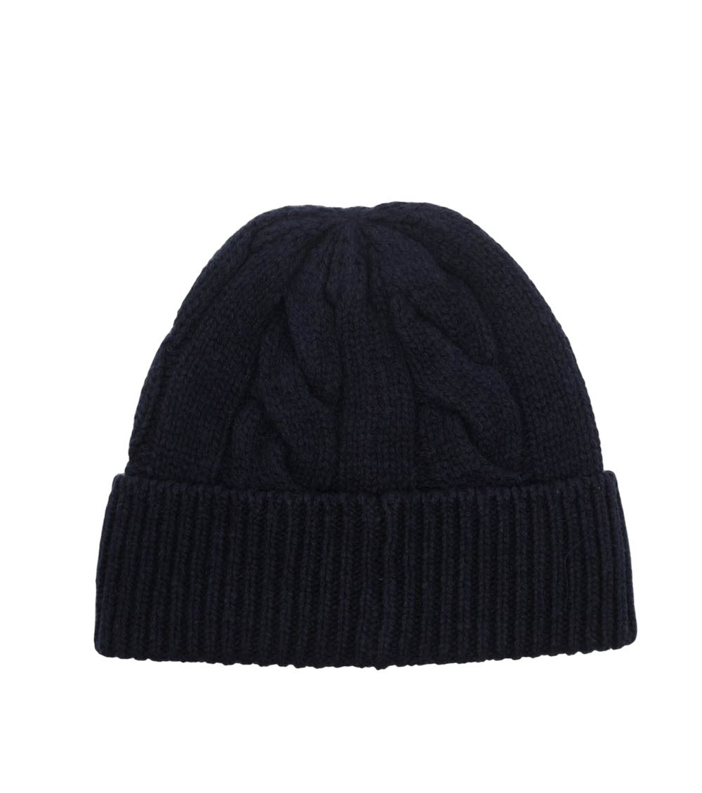 Dark Blue Logo Beanie Cap 3