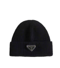 Black Milano Logo Beanie Cap 1