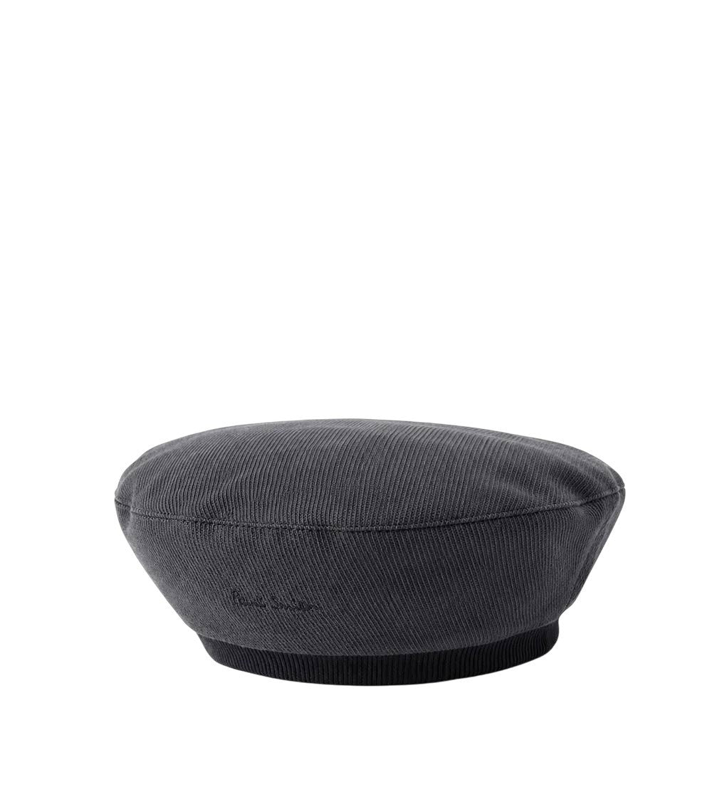 Black Solid Beret Hat 4