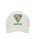 White Graphic Logo  Baseball Cap 1