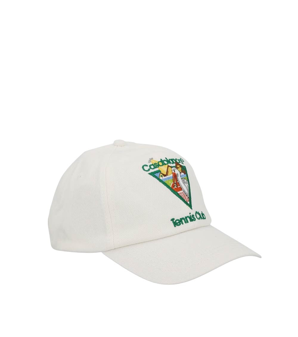 White Graphic Logo  Baseball Cap 2