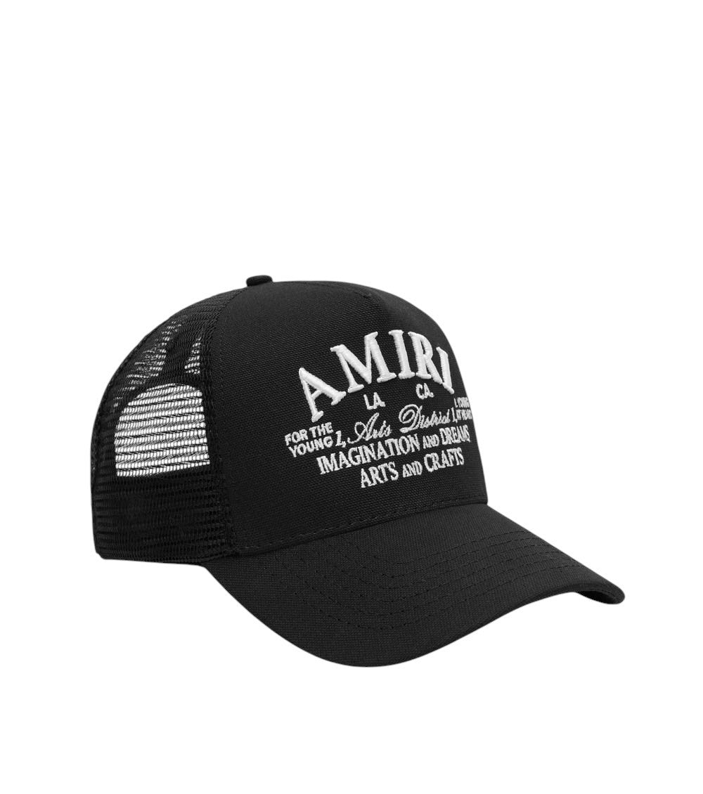 Black Graphic Baseball Cap 2