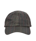 Dark Brown Checks Baseball Cap 1