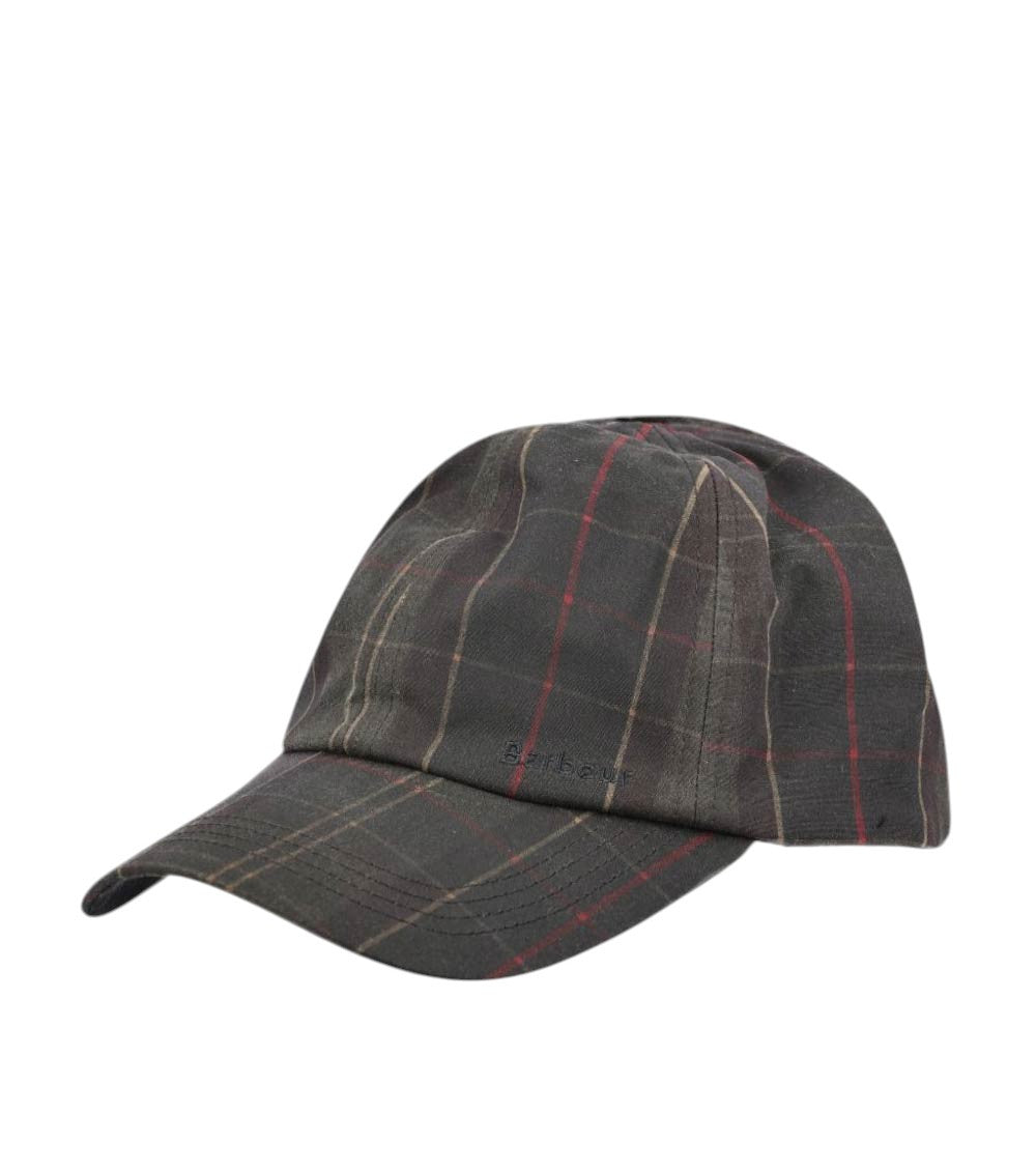 Dark Brown Checks Baseball Cap 2