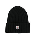 Black Logo Beanie Cap 1
