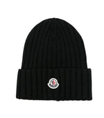 Black Logo Beanie Cap 1