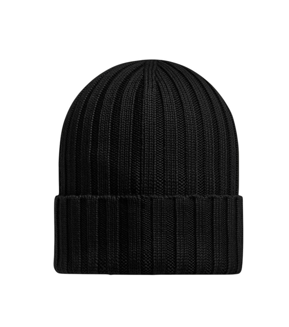 Black Logo Beanie Cap 3