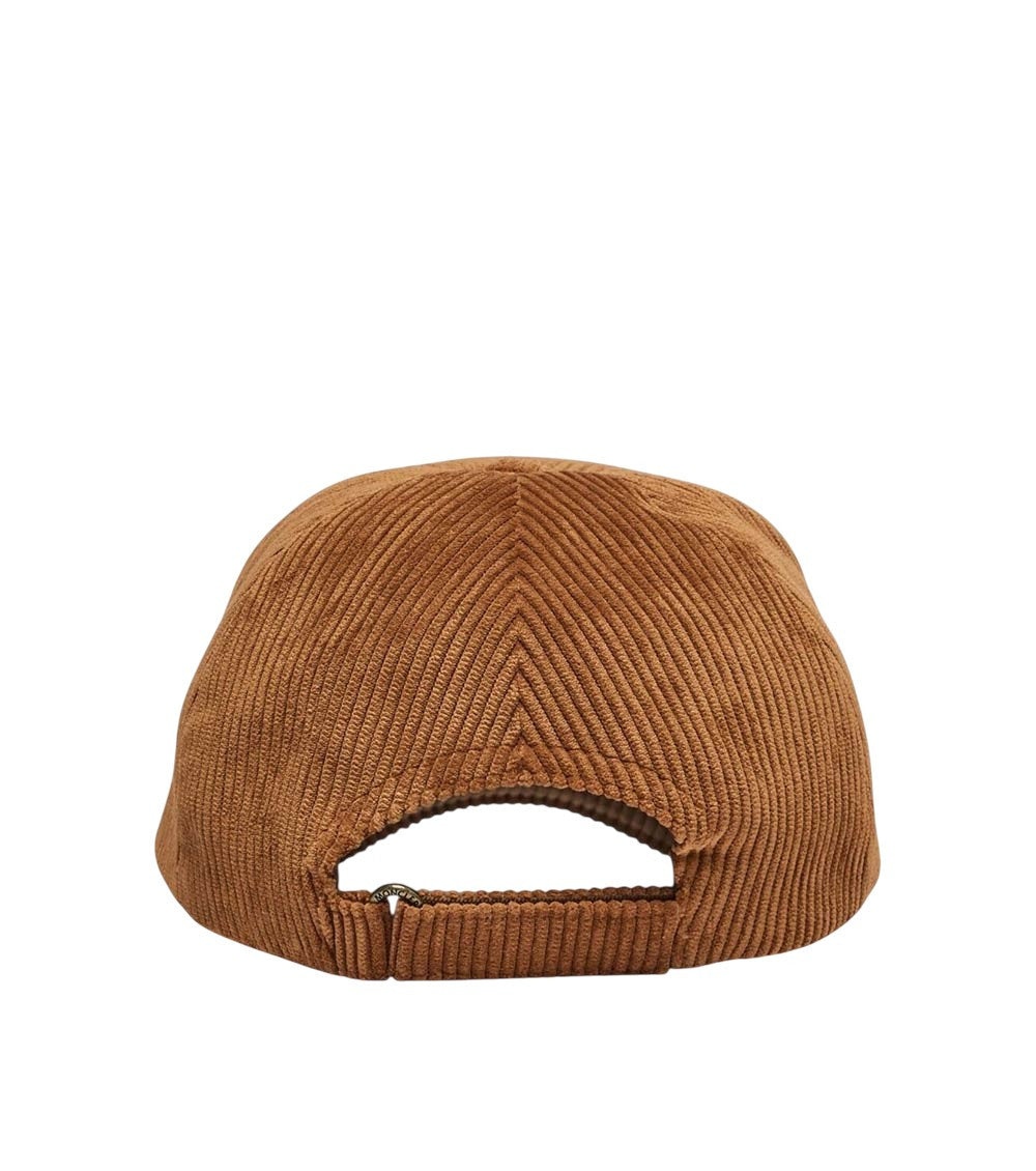Brown Textured Baseball Cap 3