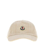 Off White Textured Baseball Cap 1