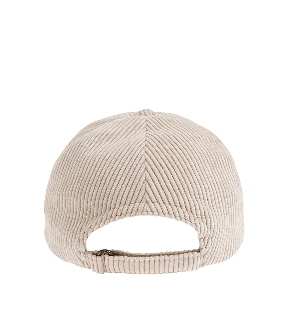 Off White Textured Baseball Cap 3