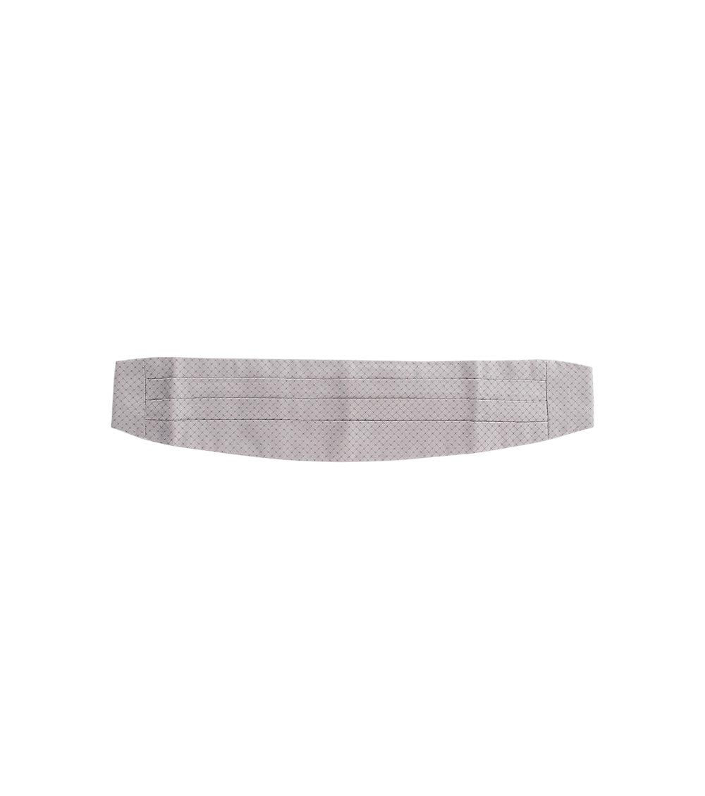 Grey Pleated Belt 1