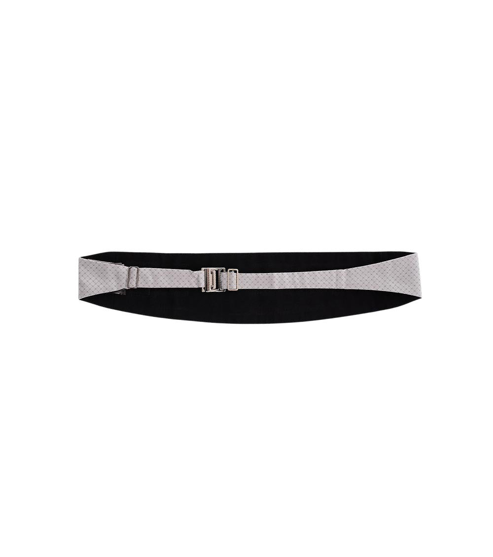 Grey Pleated Belt 2