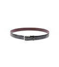 Black Solid Buckle Belt 1