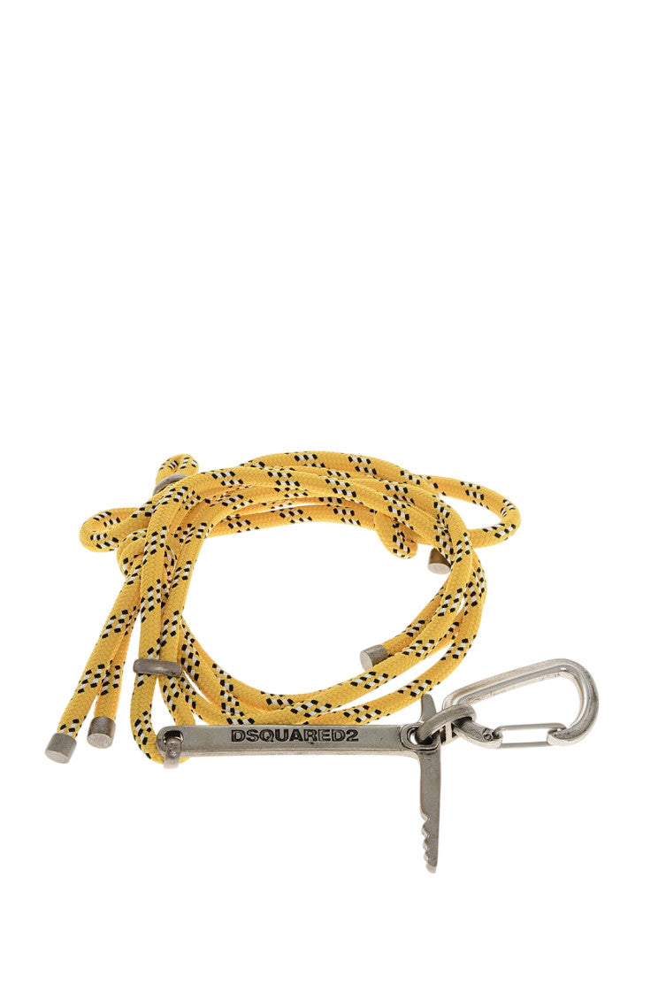 Yellow Solid Rope Belt 2