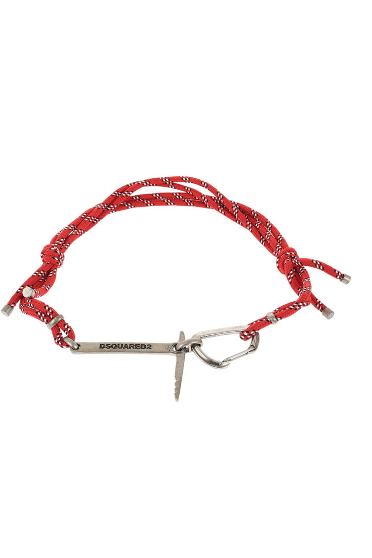 Red Solid Rope Belt 1