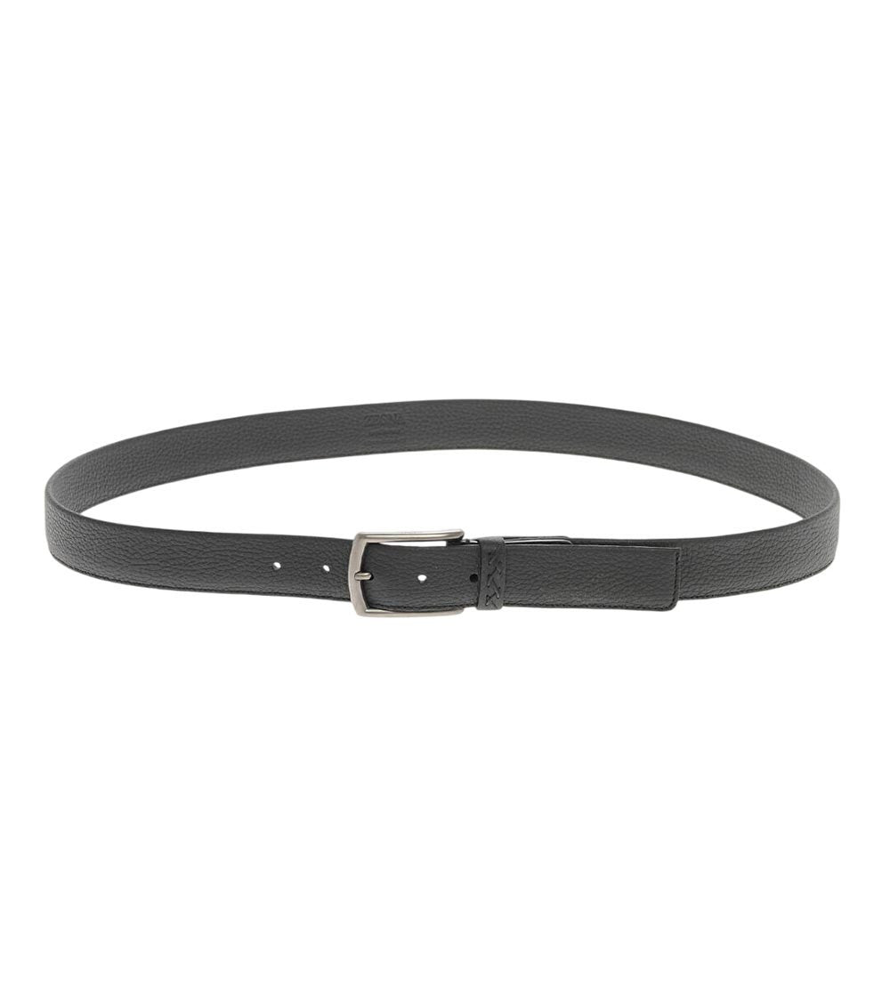 Black Textured Belt 1