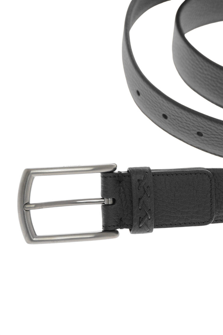 Black Textured Belt 3