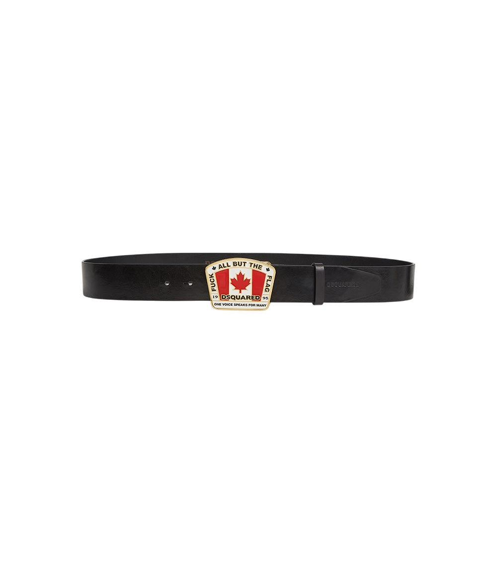Black Solid Belt 1