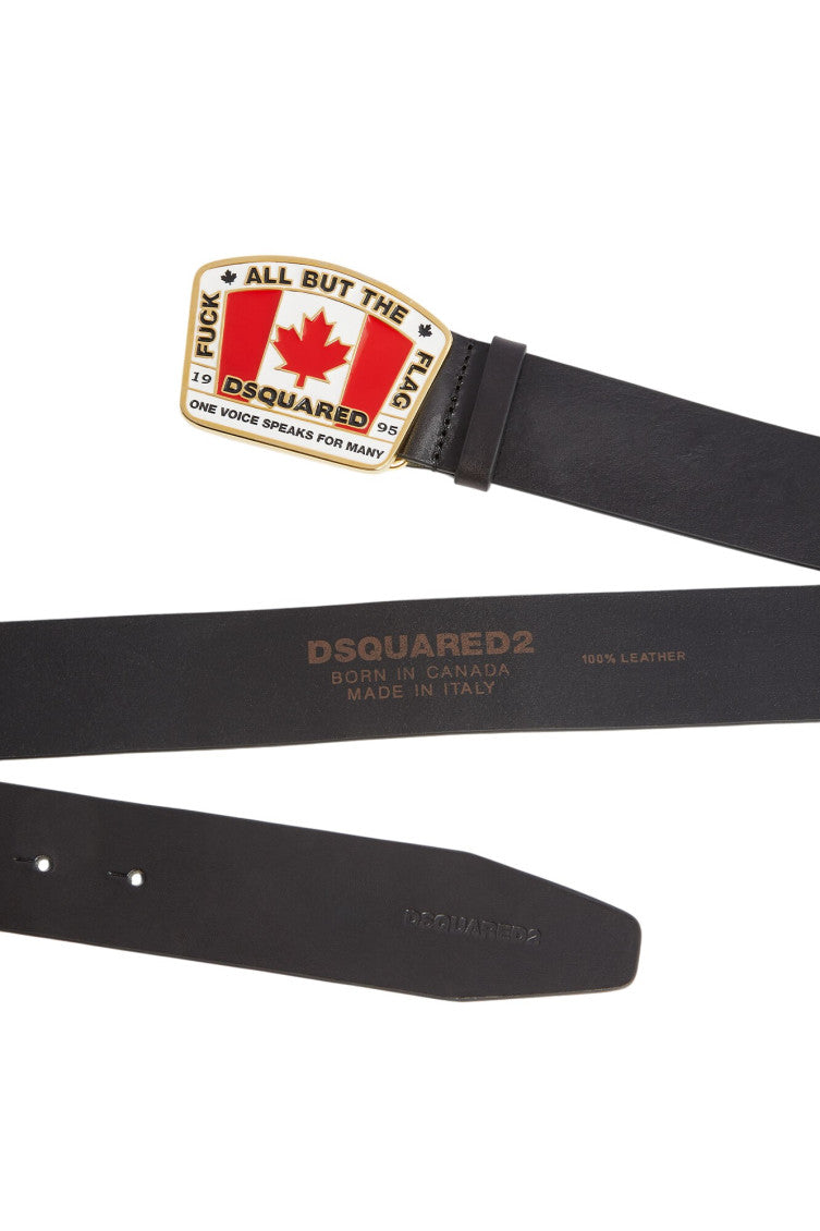 Black Solid Belt 3