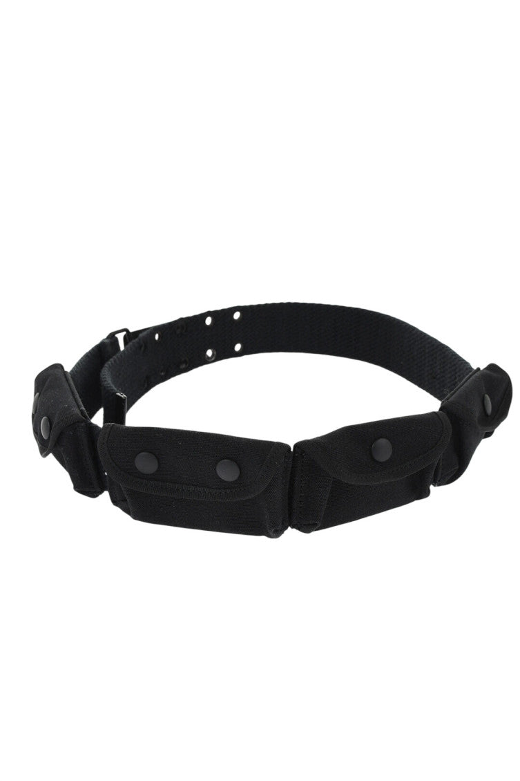 Black Utility Solid  Belt 3