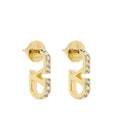 Golden Signature Stud Earrings 1