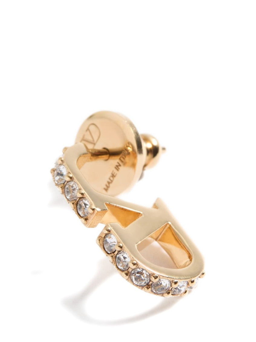 Golden Signature Stud Earrings 3