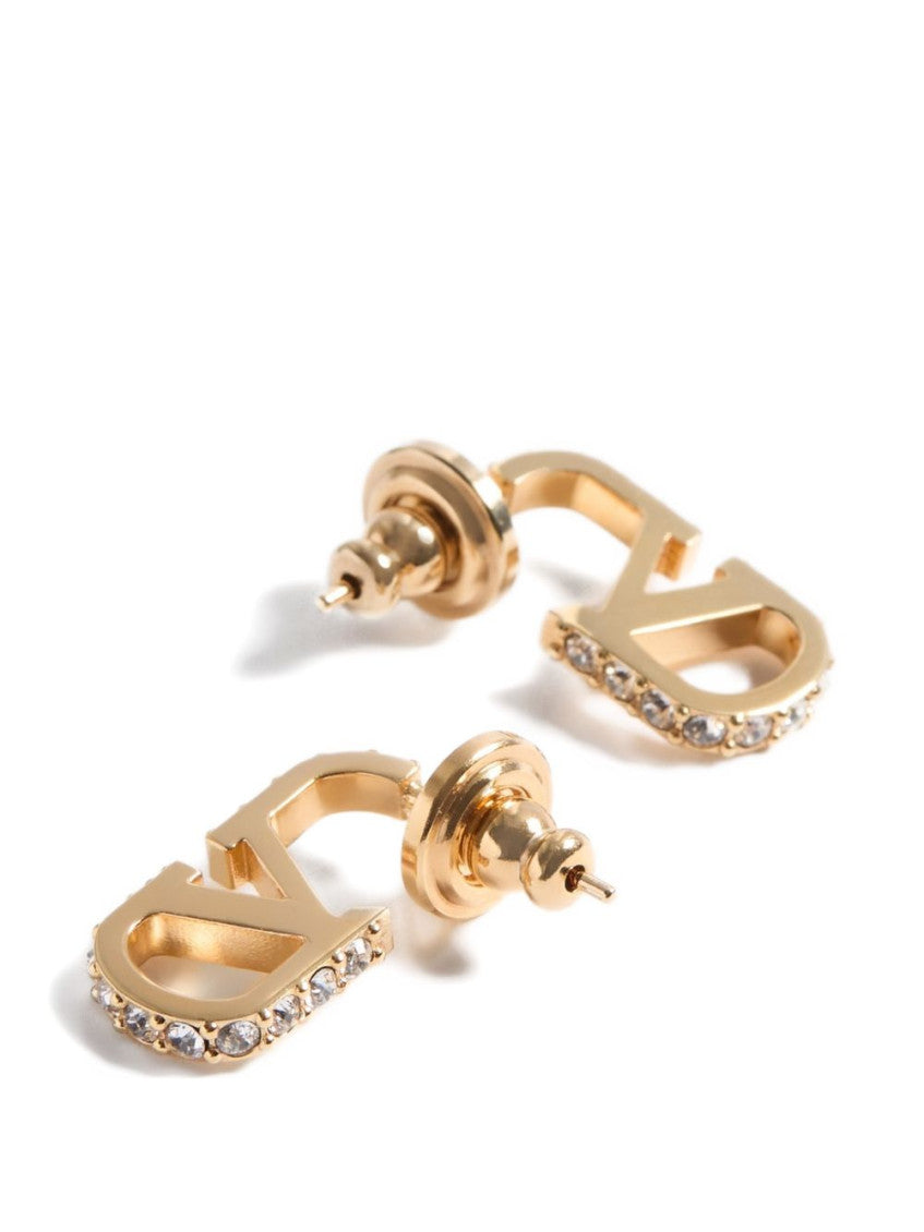 Golden Signature Stud Earrings 4