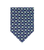 Blue Printed Tie 1