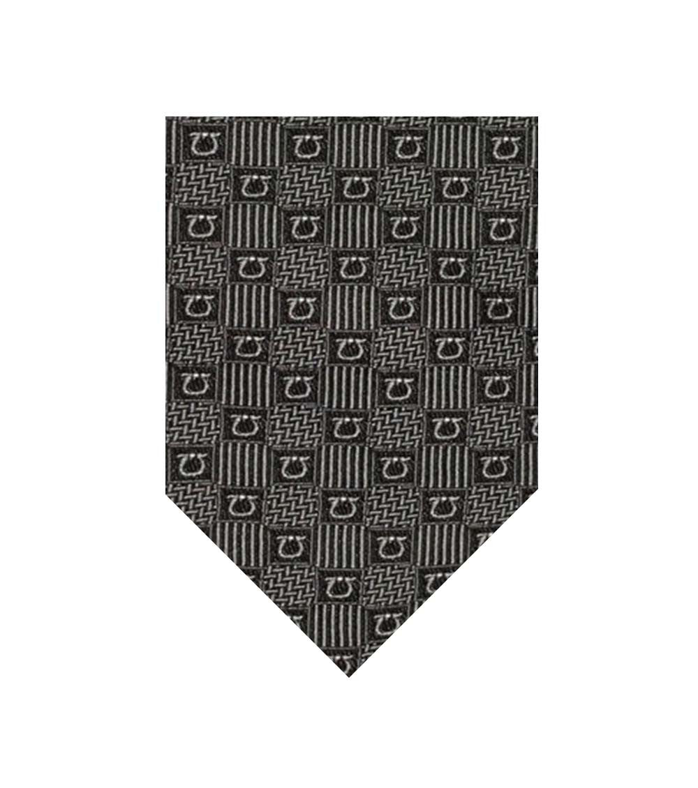 Grey Geometric Tie 1