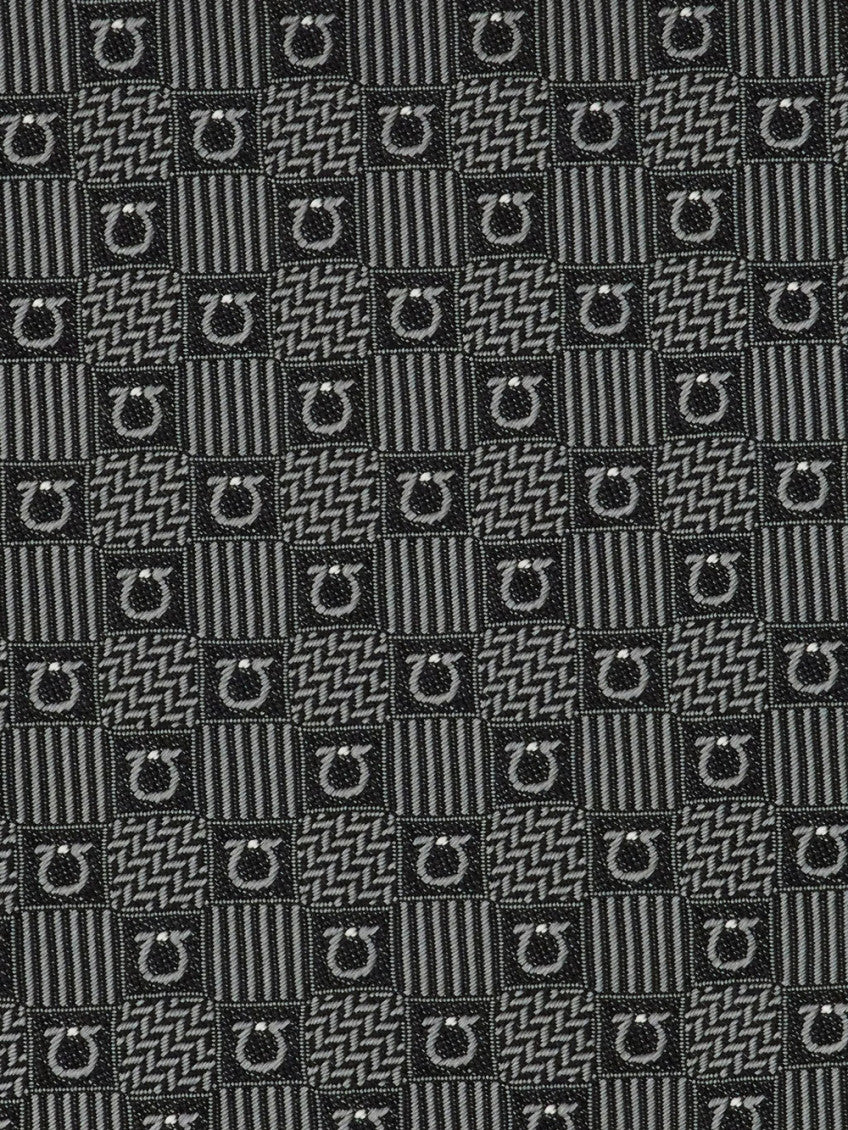 Grey Geometric Tie 3
