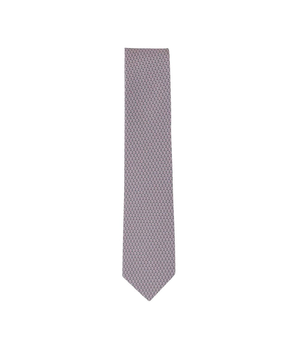 Grey Printed Tie 2