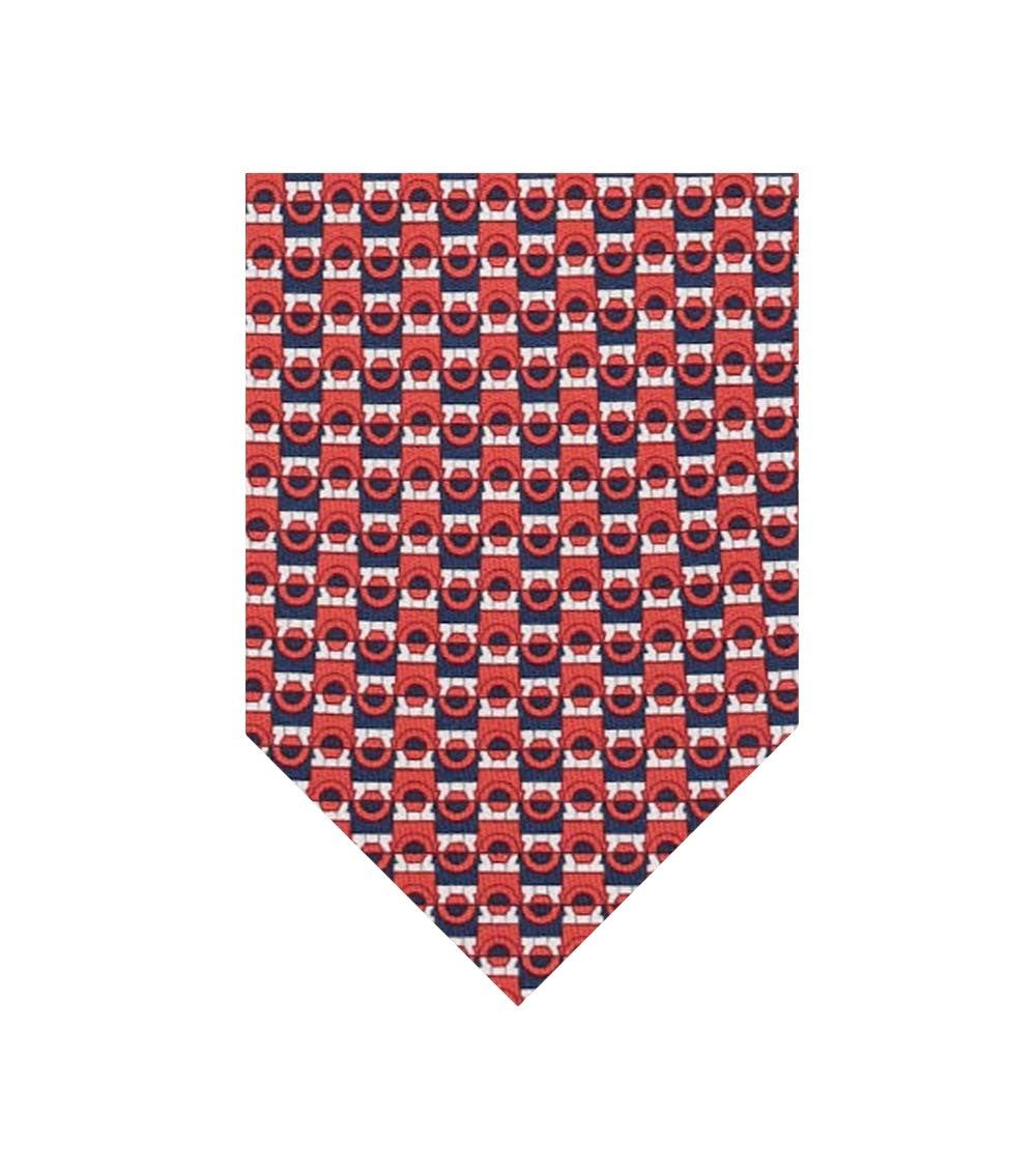 Multicolor Geometric Printed Tie 1