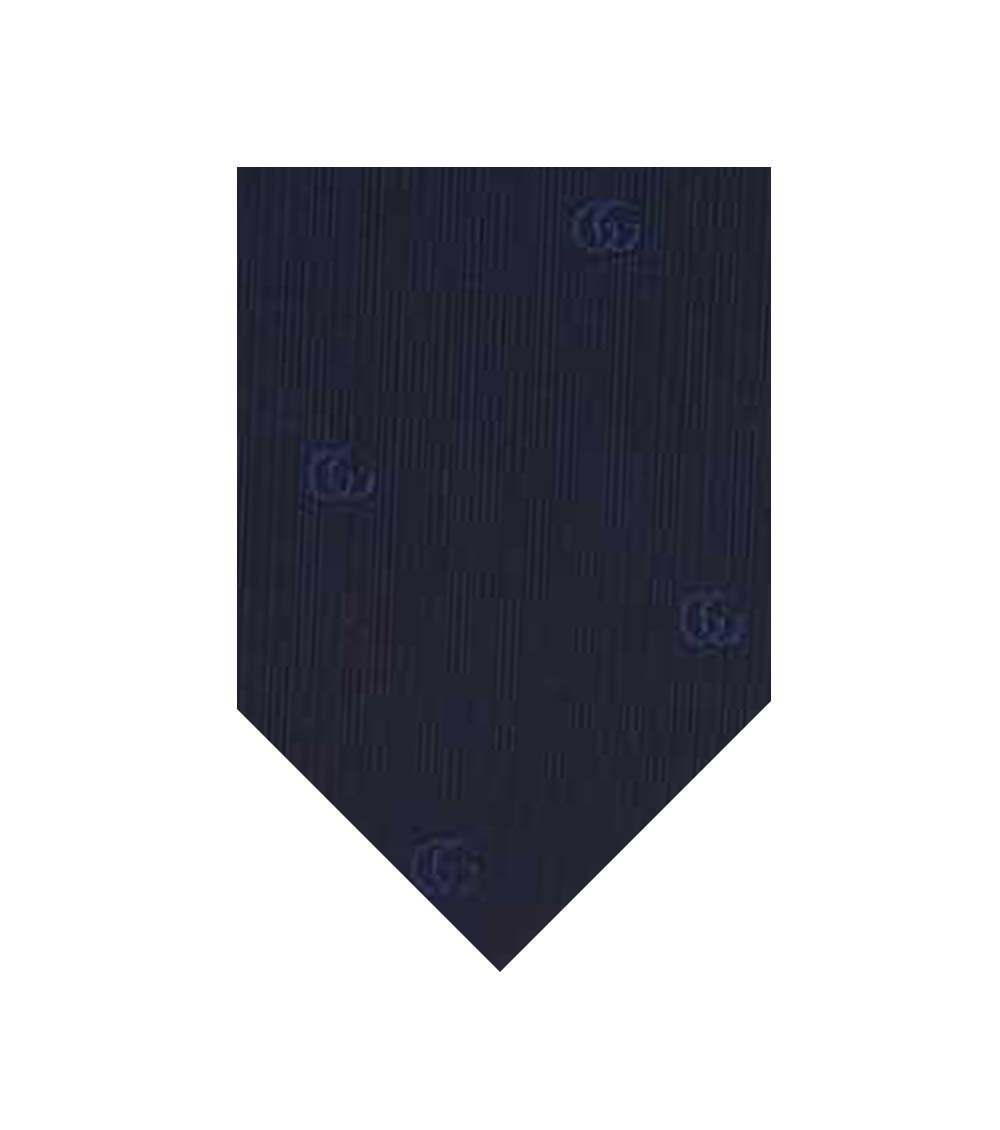 Navy Blue Logo Tie 1