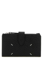 Black Signature Four Stitch Wallet 1