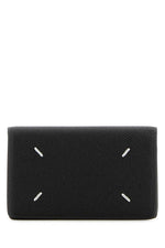 Black Four Stitch Wallet 1