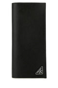 Black Long Fold Wallet 1