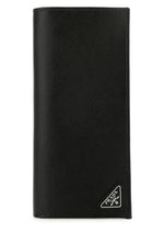 Black Long Fold Wallet 1