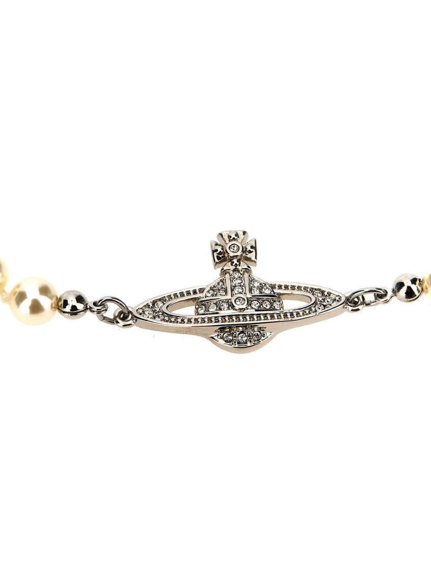 Metallic Crystal Orb Pearl Bracelet 2