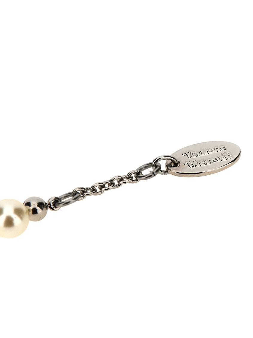 Metallic Crystal Orb Pearl Bracelet 3
