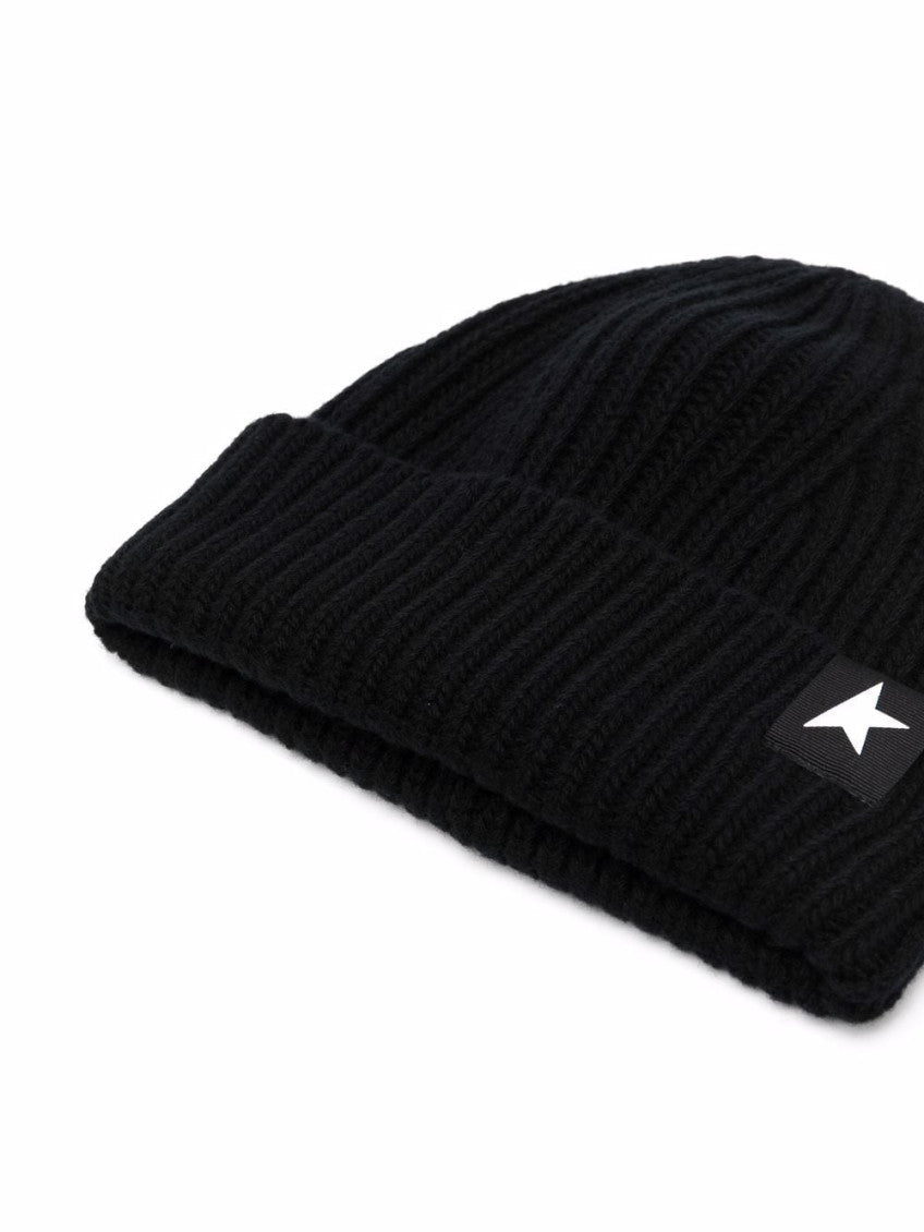 Black Star Beanie Hat 2
