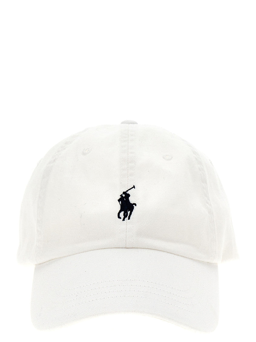 White Logo Embroidery Baseball Cap 1