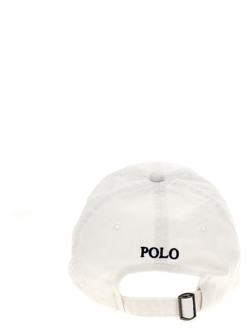 White Logo Embroidery Baseball Cap 3