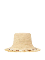 Beige Embellished Bucket Hat 1