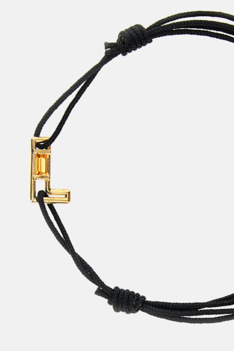 Black Letter L Bracelet 2