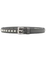 Grey Studded Buckle Belt 1