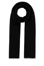 Black Signature Stripe Scarf 1