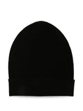 Black Knitted Beanie Cap 1