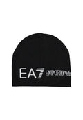 Black White Logo Beanie Cap 1