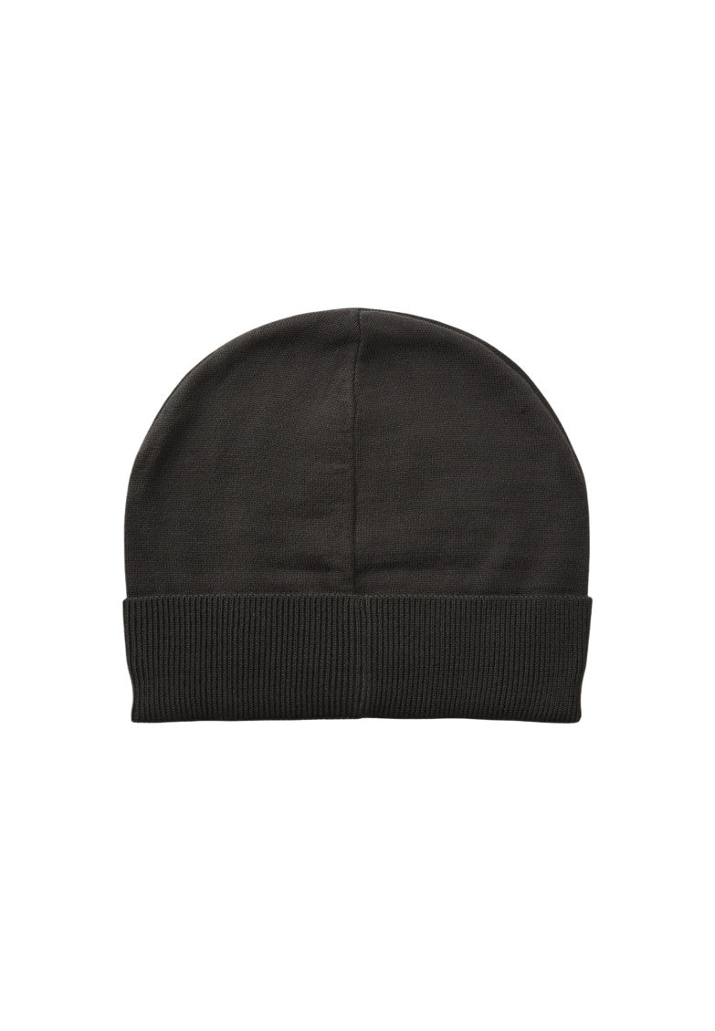 Black Logo Beanie Cap 2
